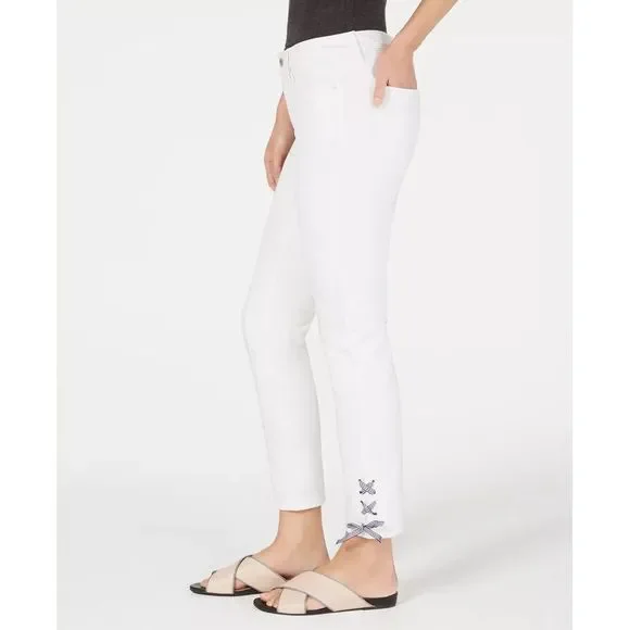 Charter Club White Women's Jeans - Picture 3 of 3